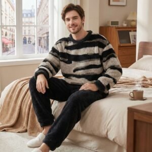 Pyjama homme pilou pilou camouflage militaire - 4XL